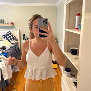 White tank Cotton Candy LA size S